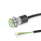 GN 3310 Interrupteurs à bouton poussoir en inox, avec / sans éclairage LED Type: RK - Bouton, verrouillage, avec LED, rouge/vert (bicolore)
Type de connexion: K5 - Câble, extrémité ouverte, 5 m