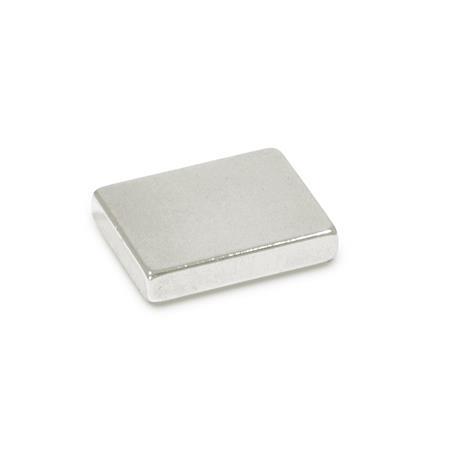 NEODYMIUM Power magnetic plate 1.5 mm thick - self-adhesive