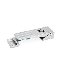 GN 821 Steel / Stainless Steel, Zinc Plated Toggle Latches Type: S - With safety catch<br />Material: ST - Steel<br />Identification No.: 2 - Short type