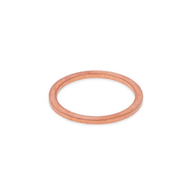 DIN 7603 Copper / Aluminum / Stainless Steel Sealing Washers, for Threaded Plugs DIN 908 and DIN 910 Material: CU - Copper