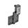 EN 239.4 Plastic Hinges with Integrated Switch, with Connector Plug Identification: SR - Bores for contersunk screw, switch right
Type: CS - Connector plug at the backside