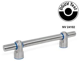 GN 3330 Stainless Steel Tubular Handles, with Movable Straight Handle Legs, Hygienic Design 
