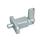 GN 722.2 Steel Cam Action Spring Latches, Lock-Out, with Mounting Flange Type: A - Latch position right-angled to mounting holes
Finish: ZB - Zinc plated, blue passivated finish