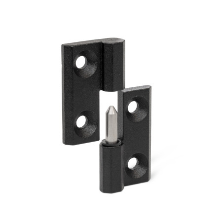 Lift-Off Hinges GN 337: Zinc Die-Cast, with Countersunk Bores