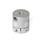 GN 2240 Accouplements à clabots en élastomère / aluminium, avec moyeu à serrage, avec alésages métriques-pouces Code d'alésage: B - Sans rainure de clavette
Dureté: WS - 92 shore A, blanc