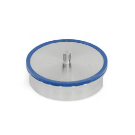 GN 7080 Stainless Steel Holding Disks, with Threaded Stud, Hygienic Design Sealing ring material: F - FKM