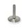 GN 6311.6 Stainless Steel Leveling Feet, with or without Plastic / Rubber Cap Type: G - With plastic cap, gliding