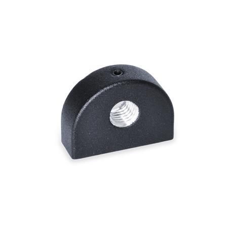 GN 412.1 Zinc Die-Cast Mounting Blocks, for Indexing Plungers / Cam Action Indexing Plungers Identification no.: 2 - Mounting from the back