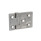 GN 237.3 Stainless Steel AISI 316 Heavy Duty Hinges, with Extended Hinge Leaf Type: B - With bores for countersunk screws with centering guides
Finish: GS - Matte shot-blasted finish
Scharnierflügel: l3 ≠ l4