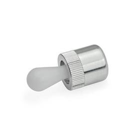 GN 715 Pernos de presión lateral de aluminio, por presión Tipo: KA - Perno de presión de plástico, sin sello