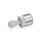 GN 715 Aluminum Press-Fit Side Thrust Pins Type: KA - Plastic thrust pin, without seal