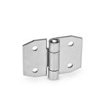 Stainless Steel Sheet Metal Hinges, Wing and Extended Wing