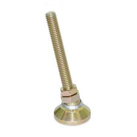  LPST Inch Size, &quot;Level-It&quot;™ Leveling Mounts, Steel Threaded Stud Type Type: C1 - Steel base, yellow zinc plated