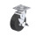 WN 22892.1 Steel Medium Duty Casters, Nylon Wheel Tread / Core, Medium Version Bracket type: LF - Swivel bracket with mounting plate, with wheel brake