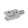 GN 476.2 Aluminum Rail T-Mounting Clamps, Splittable Type: W - With stud
Finish: MT - Matte, tumbled finish