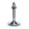 GN 17 Stainless Steel AISI 304 Leveling Feet, FDA Compliant Type (Base): C7 - Polished, rubber pad vulcanized, blue
Version (Stud): VK - With nut, external hex at the top, wrench flat at the bottom