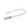 GN 111.2 Câbles de retenue en inox AISI 304, avec mousqueton, avec ergot de montage ou ergot Type: K - Avec mousqueton et boucle
Couleur: TR - Transparent