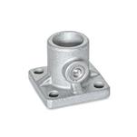 Aluminum Base Plate Connector Clamps, with Set Screw