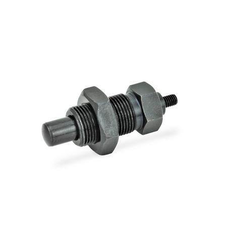 GN 817 Steel Indexing Plungers, Lock-Out And Non Lock-Out, With ...