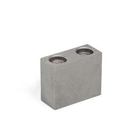 GN 872 Steel Jaw Blocks, for Pneumatic Fastening Clamps 