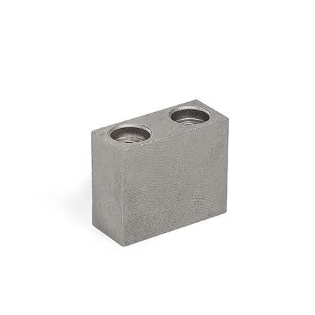 GN 872 Steel Jaw Blocks, for Pneumatic Fastening Clamps 