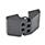 EN 155 Plastic Hinges Type: A - 2x2 tapped inserts