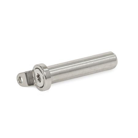 Diameter 6mm Stainless Steel Kloware 3 Pieces T-Handle Locking Pins Length 25mm