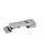 GN 821 Steel / Stainless Steel, Zinc Plated Toggle Latches Type: S - With safety catch
Material: NI - Stainless steel
Identification No.: 2 - Short type