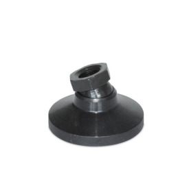  LPSO Inch Thread, &quot;Level-It&quot;™ Leveling Mounts, Steel Tapped Socket Type Type: A2 - Steel base, black oxide finish