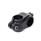 EN 132.9 Plastic Two-Way Connector Clamps Color: S - Black, RAL 9005, matte finish