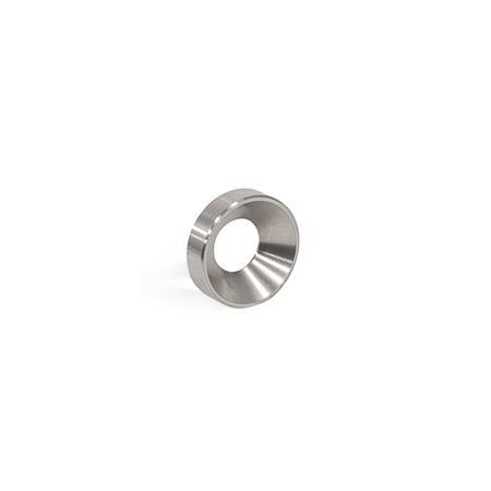 GN 753.2 Stainless Steel Mounting Accessories, for Guide Rollers GN 753.1 / GN 753 Type: U - Washer