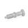 GN 617.1 Stainless Steel Indexing Plungers, Lock-Out Material: NI - Stainless steel
Type: AN - With stainless steel knob, without lock nut