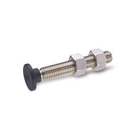 GN 903 Stainless Steel Toggle Clamp Spindle Assemblies with Swivel Thrust Pad 