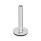 GN 40 Steel Leveling Feet, Tapped Socket or Threaded Stud Type Type (Base): A3 - With rubber pad, vulcanized, black
Version (Stud / Socket): U - Without nut, internal hex at the top, wrench flat at the bottom