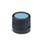 EN 526 Technopolymer Plastic Control Knobs, with Steel Insert Color of the cover cap: DBL - Blue, RAL 5024, matte finish