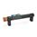 GN 331 Aluminum Tubular Handles, with Power Switching Function Finish: SW - Black, RAL 9005, textured finish
Type: T2 - With 2 buttons
Identification no.: 2 - With emergency stop