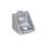 GN 961 Aluminum Angle Brackets, for 30 / 40 mmm Profile Systems, for Slot Widths 6 / 8 mm, Assembly with Roll-In T-Slot Nuts GN 506 Type: C - With assembly set, without cover cap
Finish: MT - Matte, tumbled finish