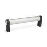 Jaladeras tubulares de aluminio, con patas rectas