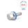 GN 1580 Stainless Steel Hex Head Screws, Hygienic Design Finish: MT - Matte finish (Ra < 0.8 µm)
Sealing ring material: E - EPDM
