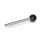 GN 310 Metric Size, Steel Gear Lever Handles, Knob Plastic Type: A - Ball knob DIN 319
Finish: ZB - Zinc plated, blue passivated finish