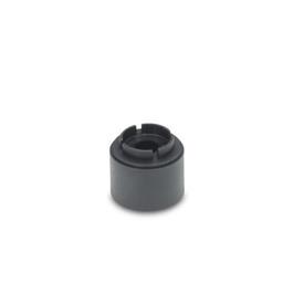 EN 628.2 Distanciadores de plástico tecnopolímero, para jaladeras de puente EN 628 / EN 628.1 / EN 628.3 / EN 628.4, Ergostyle® 