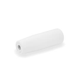 EN 519.2 Antibacterial Plastic Cylindrical Handles Color: WSA - White, RAL 9016, matte finish