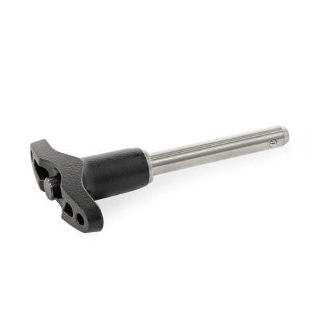 Ball Lock Pins GN 113.20: Stainless Steel, Aluminum Handle