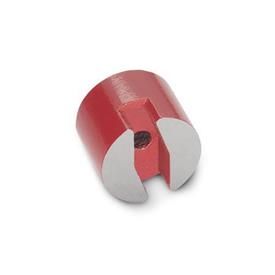 GN 60 Unshielded Button Magnets, with Plain Hole 