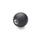DIN 319 Plastic Ball Knobs, Tapped Hole or Tapped Insert Type Material: KT - Plastic
Type: E - With tapped insert