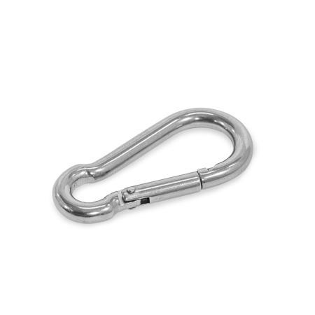 Mosquetones GN 5299: Acero / acero inoxidable