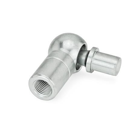 DIN 71802 Steel Threaded Ball Joints Linkaged, with Plain Stud Type: B - With plain stud, without safety catch