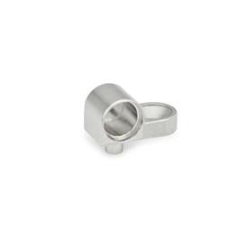 GN 614.1 Zinc Die-Cast Holding Blocks for GN 614 Short Press-Fit Ball Plungers Type: R - Mounting on the right, without ball plunger