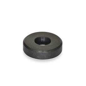 GN 6341 Steel Washers Finish: BT - Blackened finish<br />Type: A - With cylindrical bore