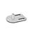 GN 42 Steel Leveling Feet, Tapped Socket or Threaded Stud Type, with Slotted Mounting Hole, Rectangular Shape Type (Base): G3 - With rubber pad, vulcanized, black, with 2 slotted holes
Version (Stud / Socket): X - External hex, tapped socket type